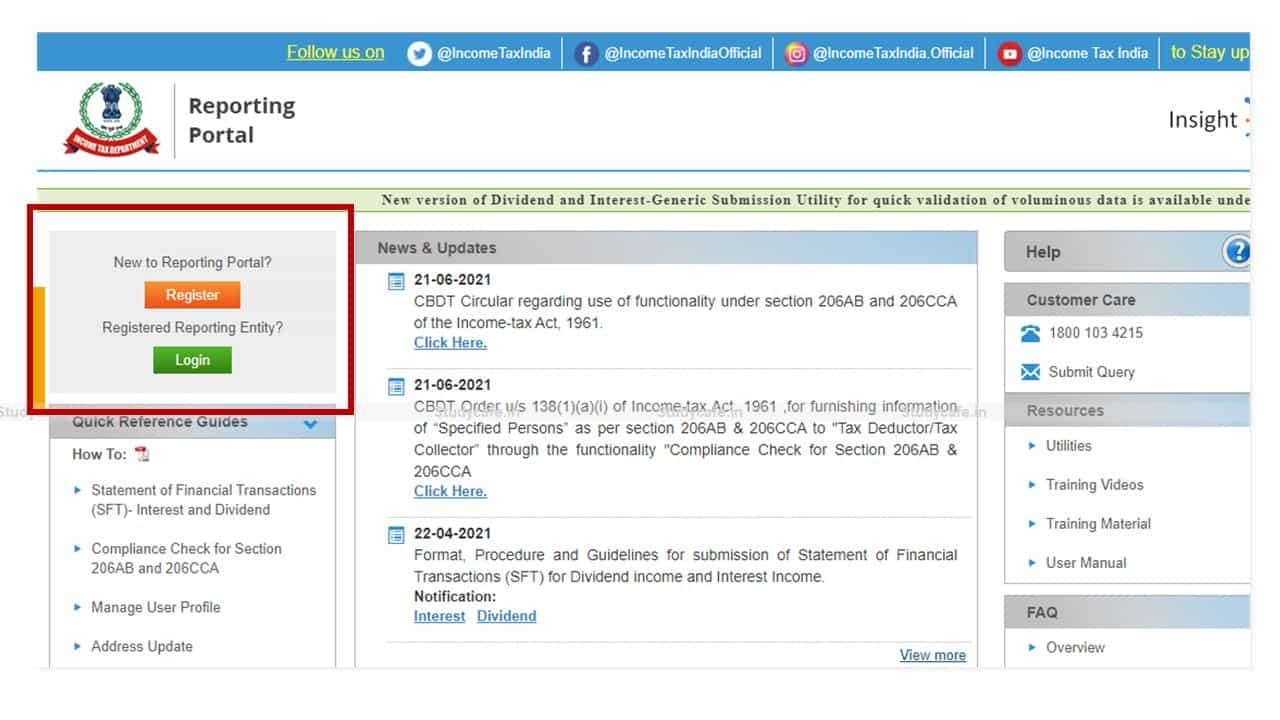 How to use ITR Compliance Check Tool for Section 206AB & 206CCA