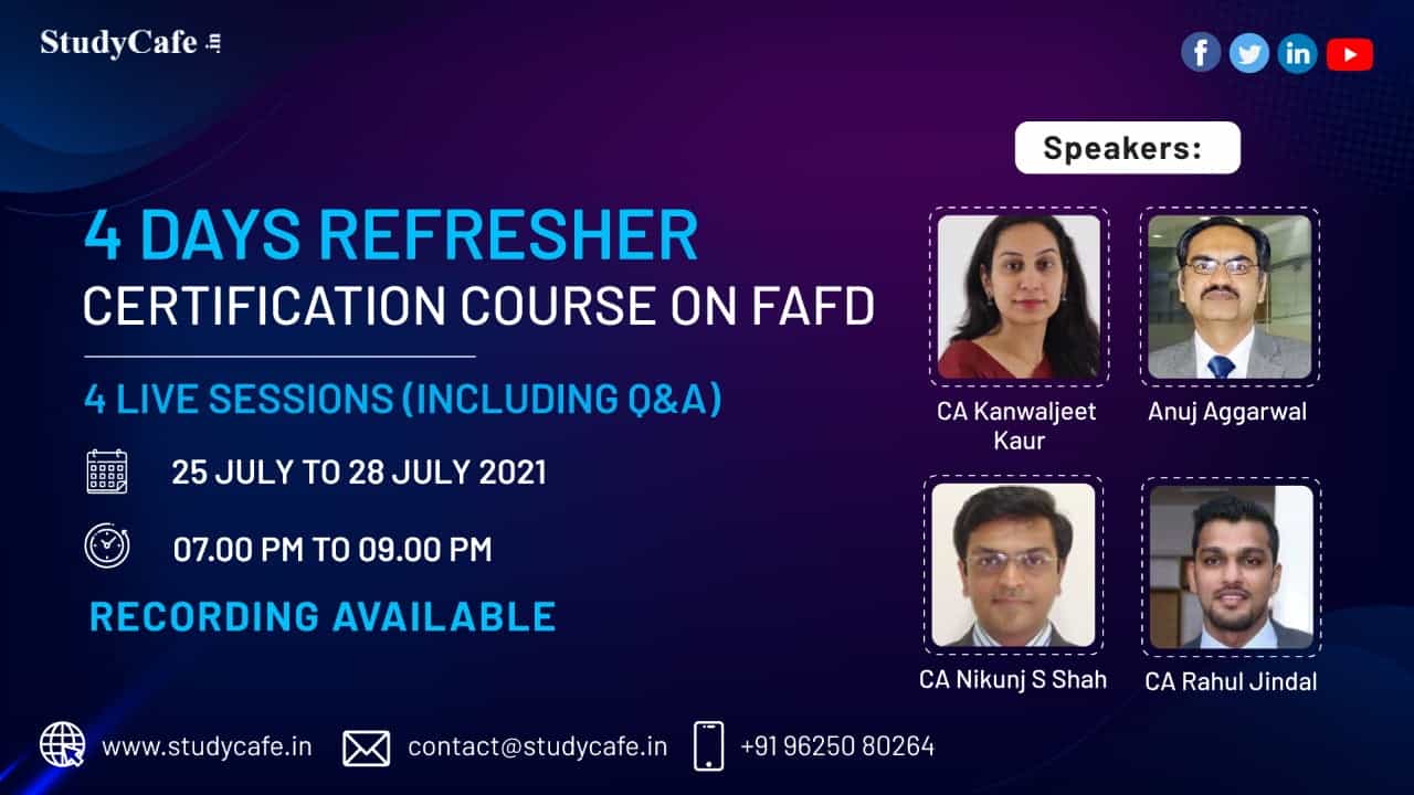 Online Refresher Certification Course on Forensic Audit & Fraud Detection (FAFD)