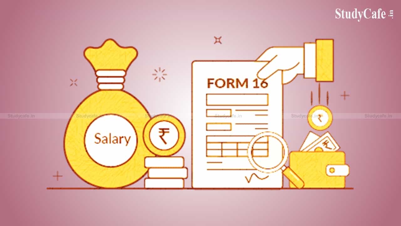 INCOME FROM SALARY UNDER IT ACT