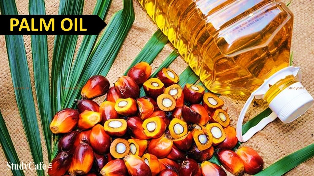 Import Duty on refined palm oil reduced from 17.5% to 12.5%