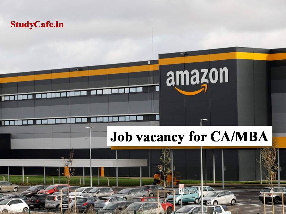 Job opportunity for B.Com/M.Com/BBA/MBA at Amazon