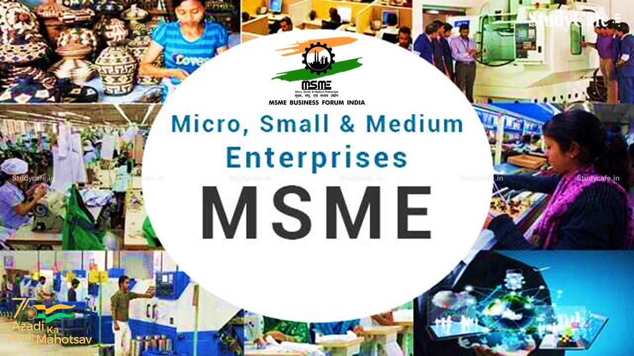 MSME Registration Validity Extended Till 31.03.2022
