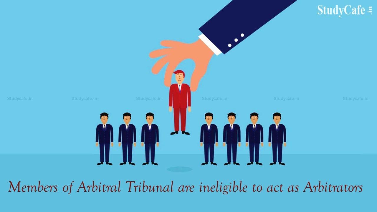 Members of arbitral tribunal are ineligible to act as arbitrators according to sub-section(5) of Sec 12 read with Seventh Schedule of Arbitration Act 1996: SC
