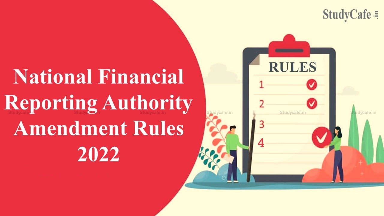 Govt. Amends NFRA Rules for Purpose of Appointment, Salary, Allowances of Staff for Various Post