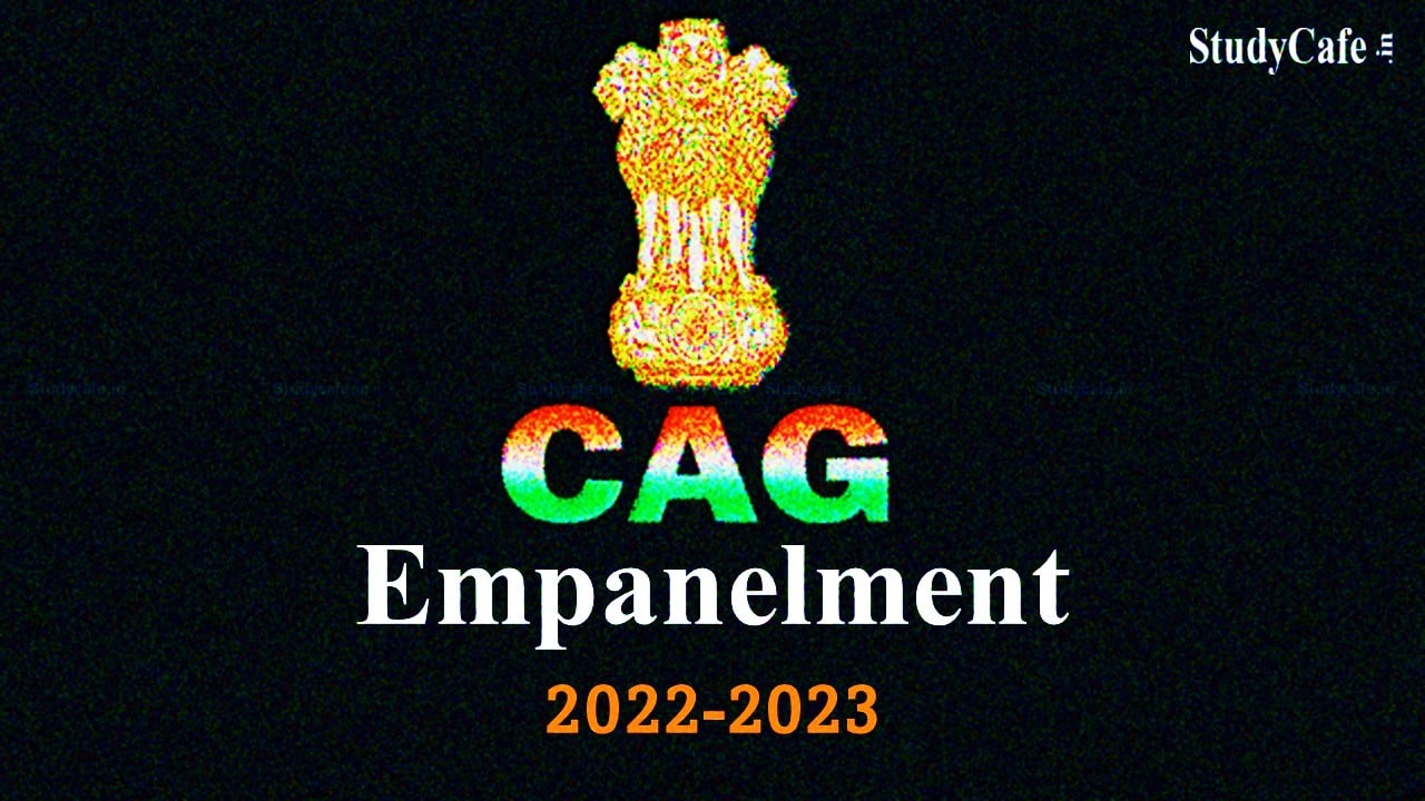 Extension of Due Date for Submission of Application for Empanelment of CA Firms with CAG for Year 2022-23
