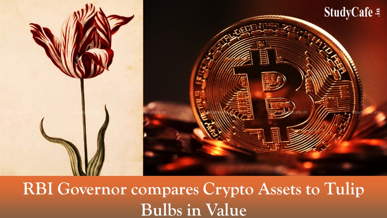 RBI Governor Burns Cryptocurrency Speculators, Compares Crypto Assets to Tulip Bulbs in Value