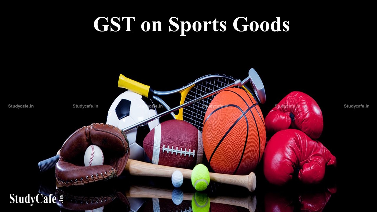 Department of Sports Requests Ministry of Finance to Impose a Uniform 5% GST on All Sports Goods