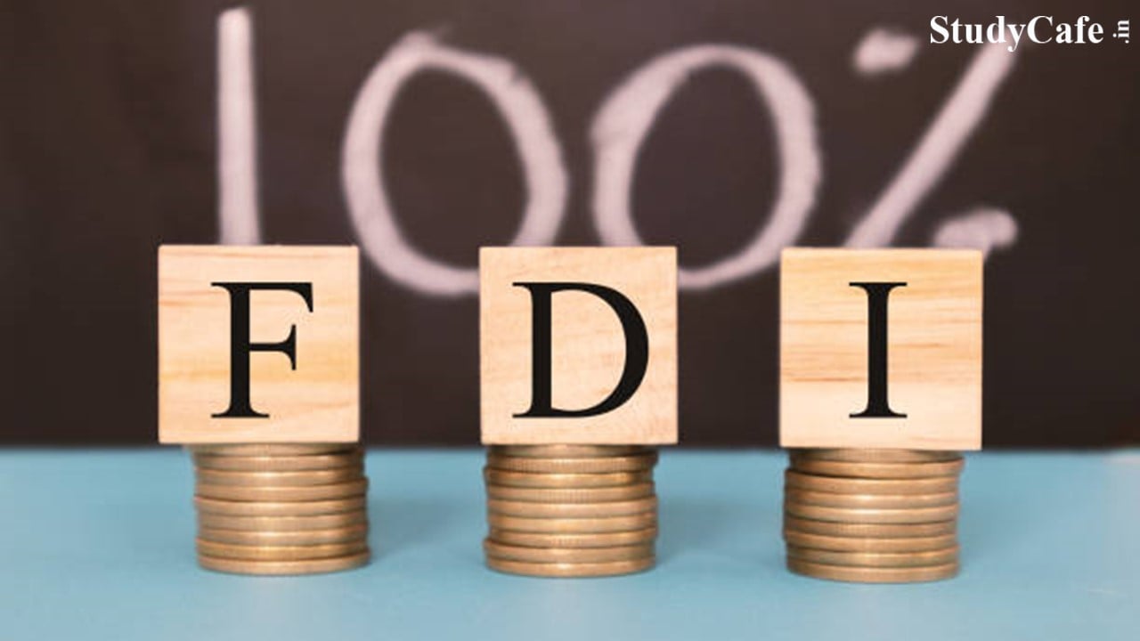 India Reported Total FDI Inflow of US$ 74.01 Billion in Calendar Year 2021