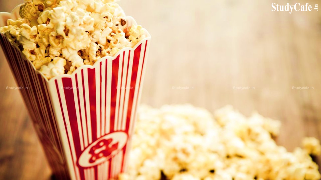 GST Rate of 18% applicable on ‘Ready to Eat’ popcorn