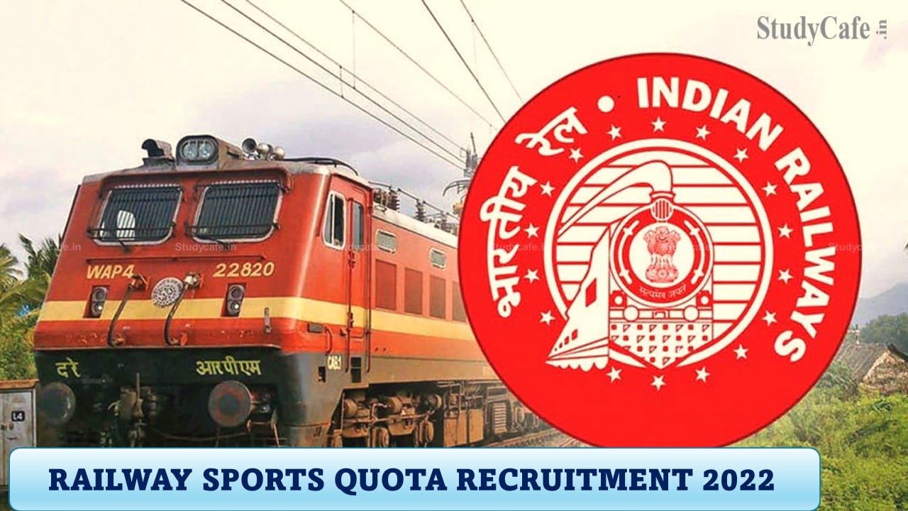 Railway Sports Quota Recruitment 2022: Apply Now!