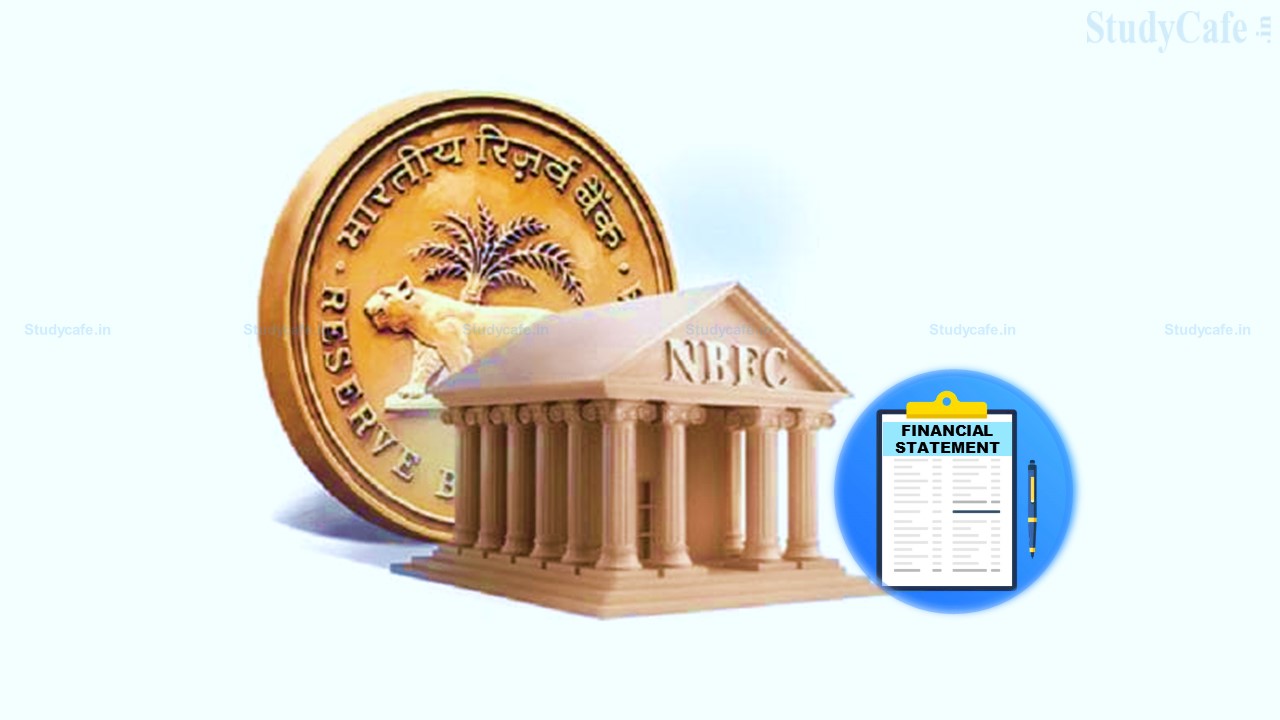 RBI directs NBFC’s to make additional disclosures in Financial Statement