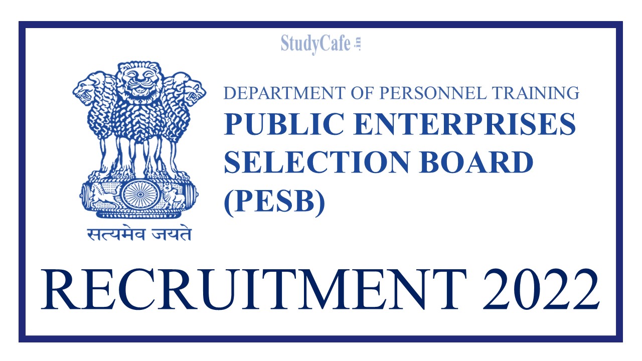 Department of Personnel & Training Recruitment for CA, CMA, MBA PGDM; Monthly Salary up to 340000 Check details