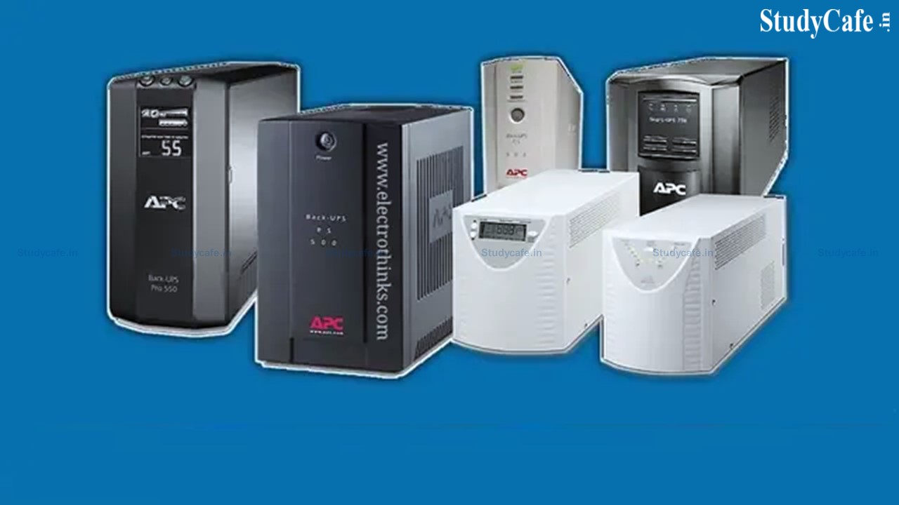 UPS an integral part of computer & depreciation @ 60% should be given on same: ITAT