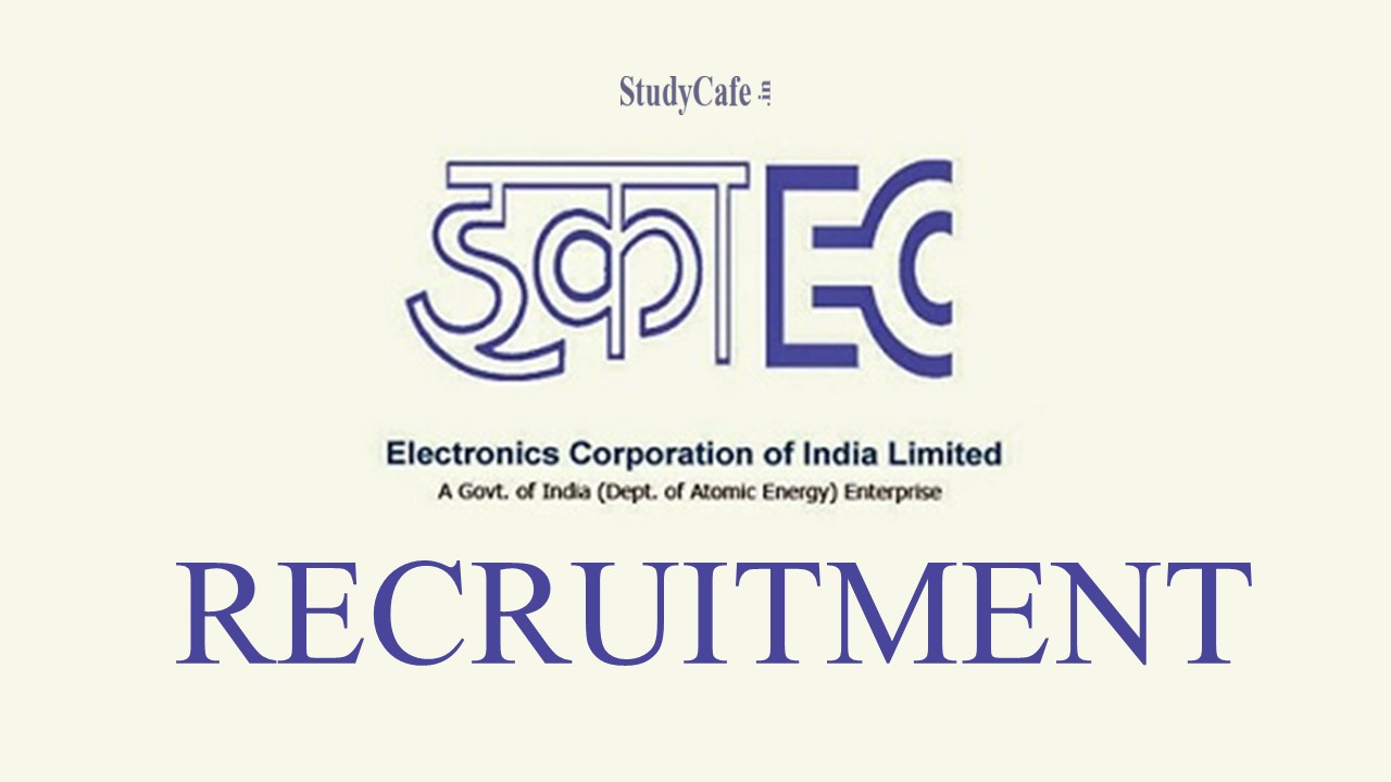 Electronics Corporation of India Ltd (ECIL) Recruitment 2022: Check Post Details, Qualification & How to Apply