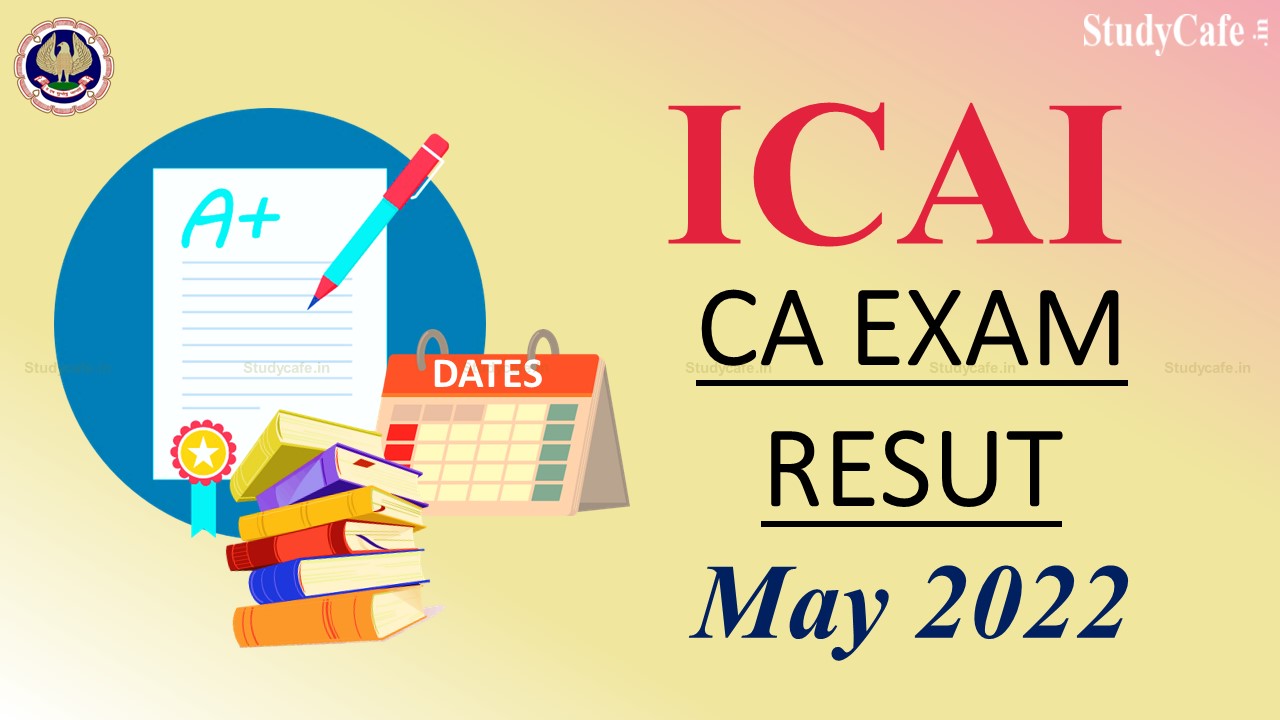 CA Inter Exam May 2022 Result: ICAI likely to Declare Result of CA Inter Exam May 2022