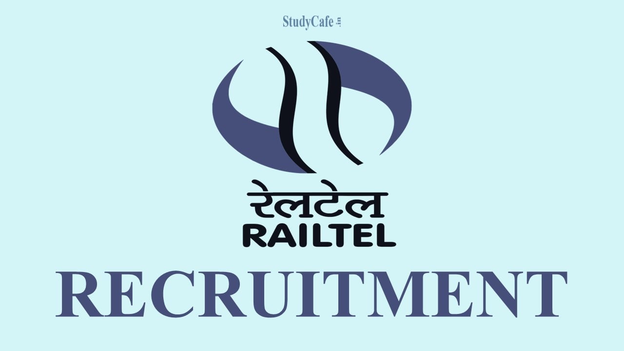 Railtel Corporation of India Recruitment 2022: Check Post, Pay Scale & How to Apply