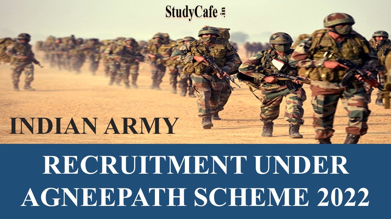 Indian Army Recruitment Under Agneepath Scheme 2022: Check Rally Address, Allowances, Qualification, Important Dates and How to do Online Registration