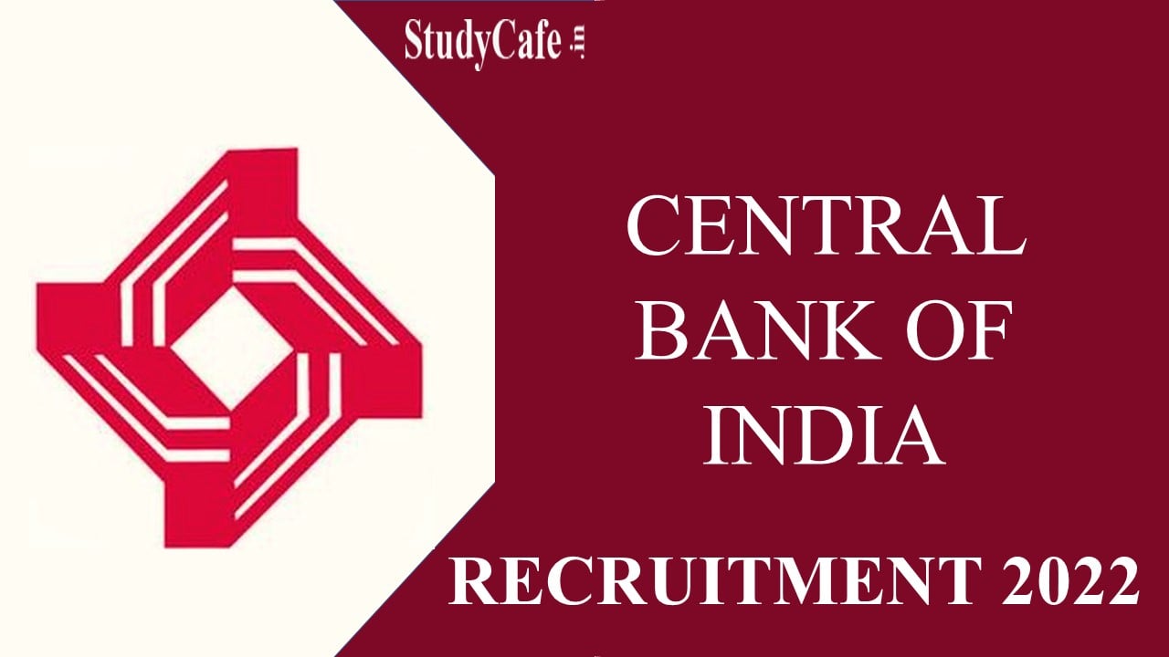 Central Bank of India Recruitment