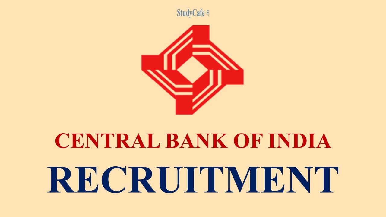 Central Bank of India Recruitment