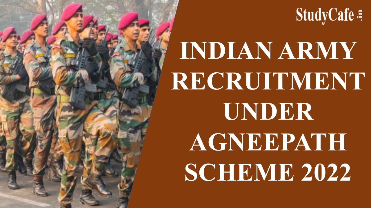 Indian Army Recruitment Under Agneepath Scheme 2022: Check Rally Address, Important Dates, Allowances, Qualification and How to do Online Registration