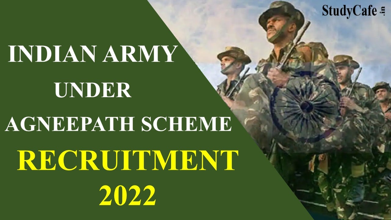 Indian Army Siliguri Agneepath Scheme Recruitment 2022: Check Rally Address, Important Dates,  How to do Online Registration and Other Details 