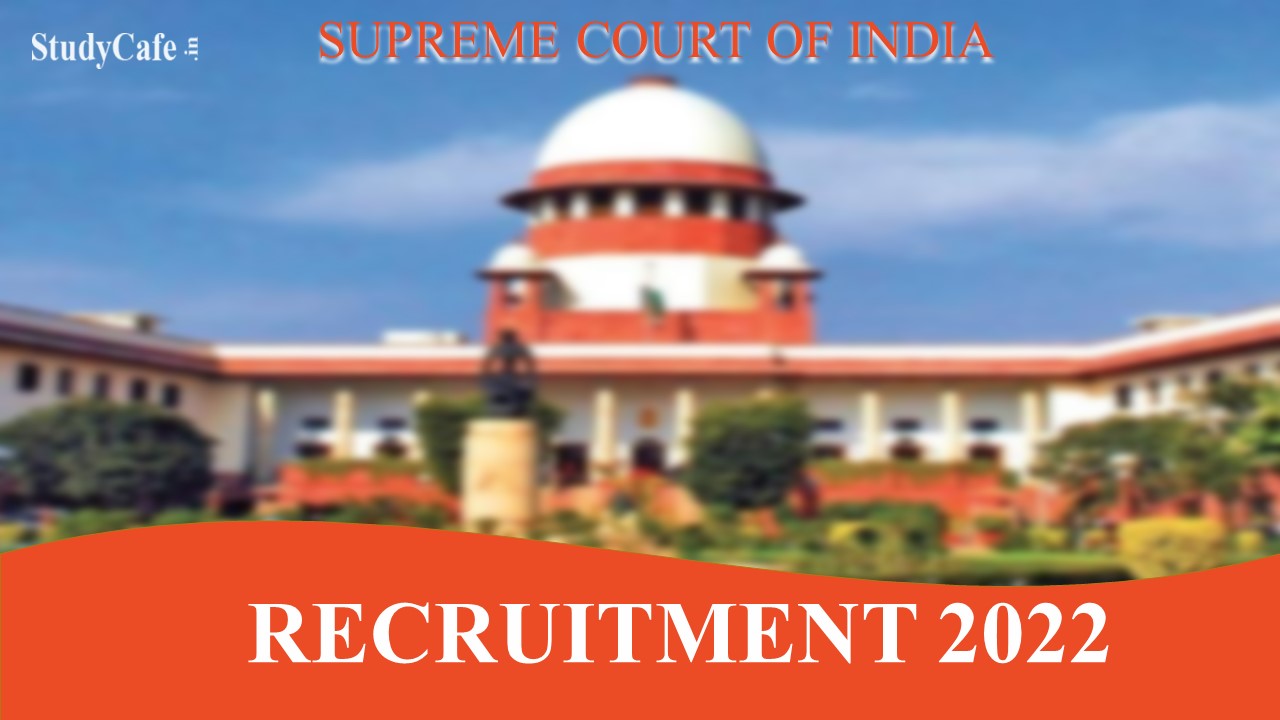 Supreme Court of India Recruitment: Additional Registrar Post, Check other Details Here