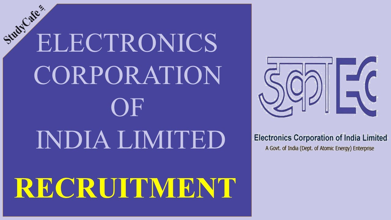 Electronics Corporation of India Recruitment 2022: Check Post, Qualifications, and How to Apply Here