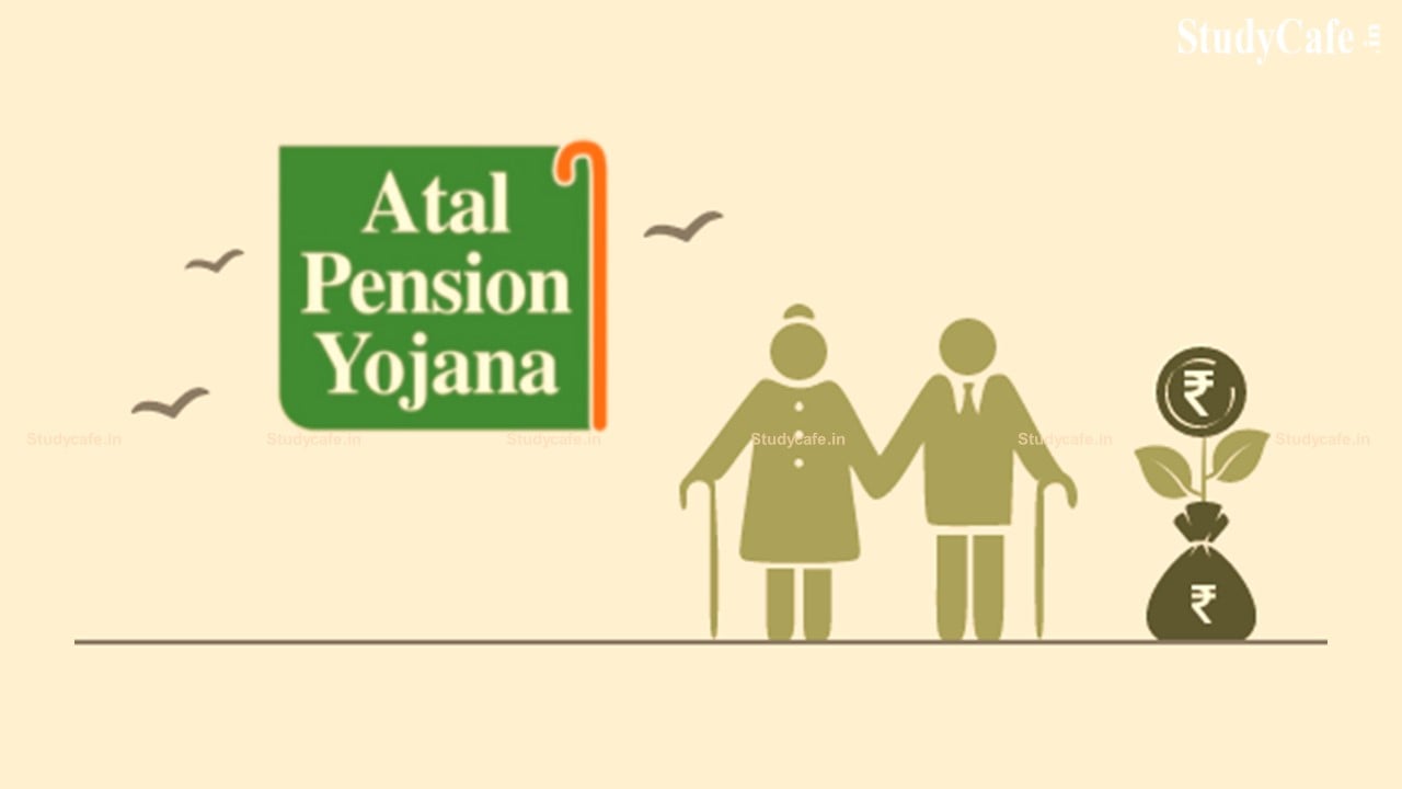 Income Tax Payers not be eligible for Atal Pension Yojana W.r.t 1st October