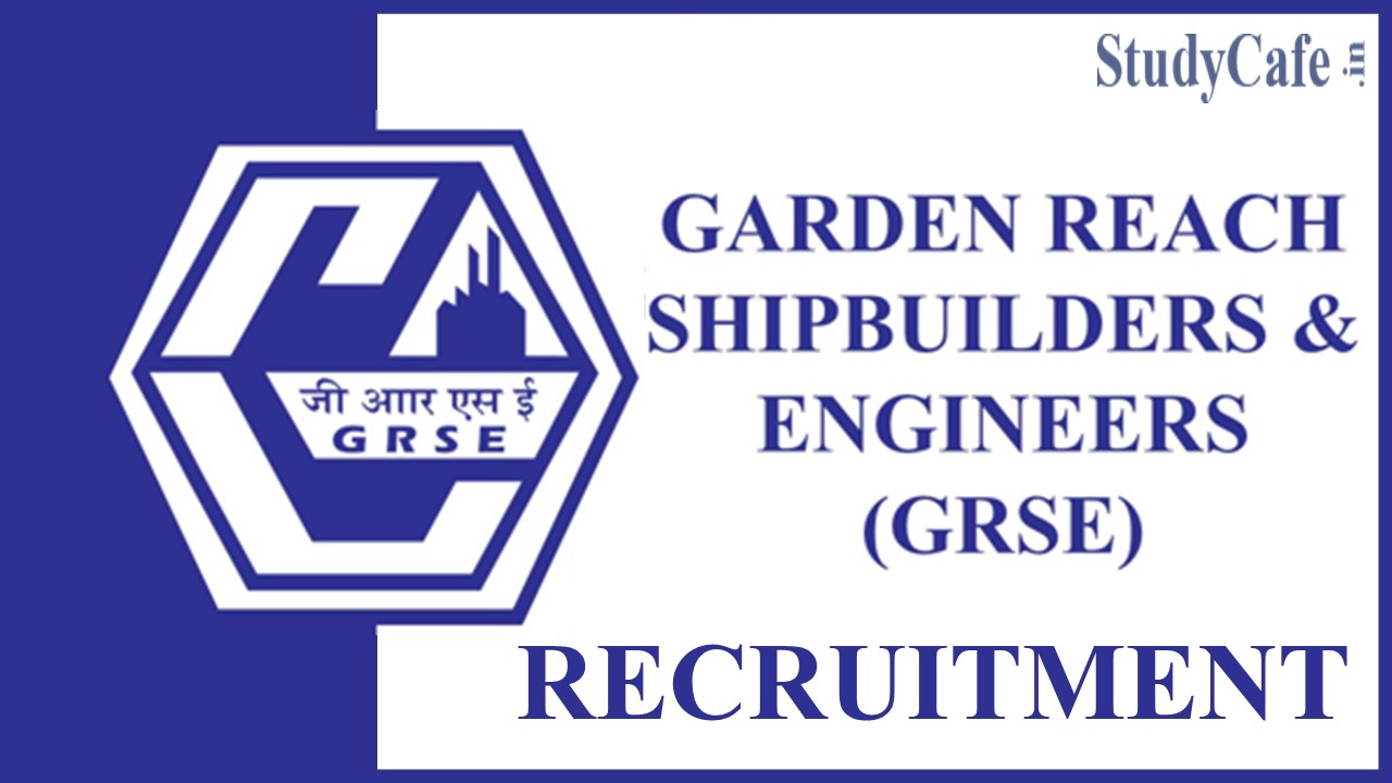 GRSE Recruitment 2022 for Marine Engineers: Check Qualification and Other Details Here