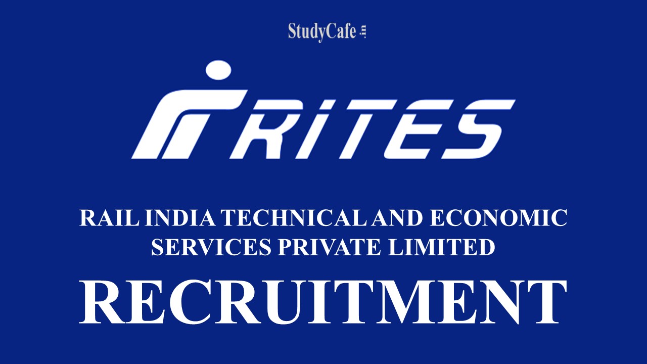 RITES Recruitment 2022: Salary up to 260000, Check Posts, Last Date and How to Apply Here