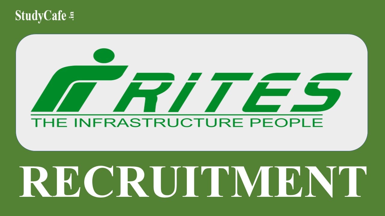 RITES Recruitment 2022: Check Posts, Pay Scale, Qualification, and How to Apply Here