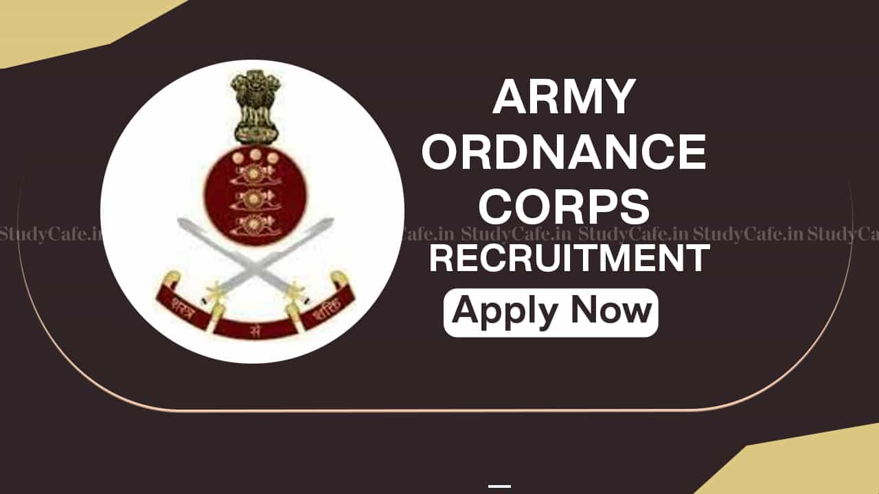AOC MA Recruitment: Online applications for the recruitment of 419 Material  Assistant in Army Ordnance Corps - Times of India