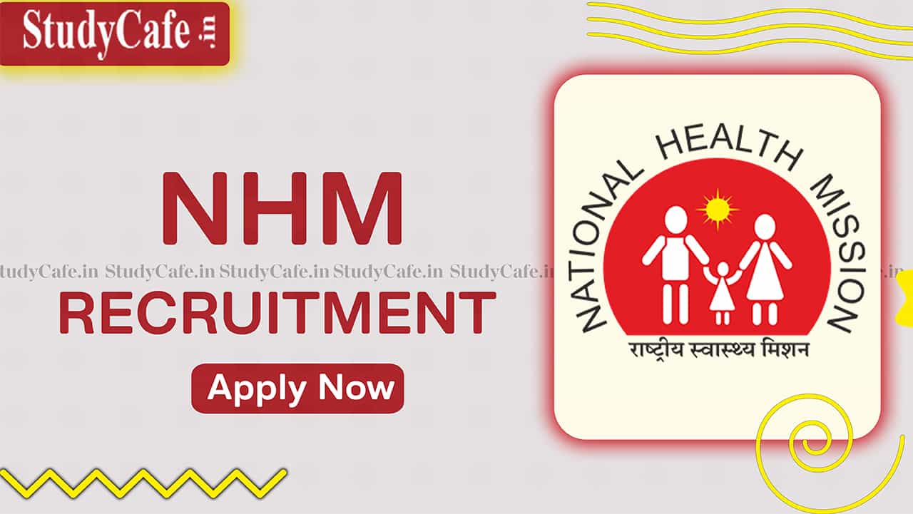 NHM Recruitment 2022: Check Post, Eligibility and How to Apply till Oct 10 Here