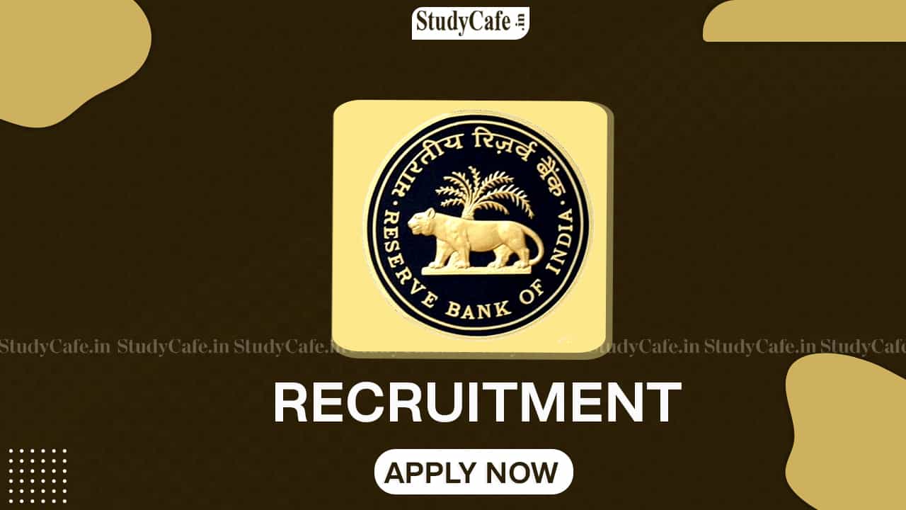 Reserve Bank of India Recruitment 2022: Check Posts, Eligibility, Salary and How to Apply