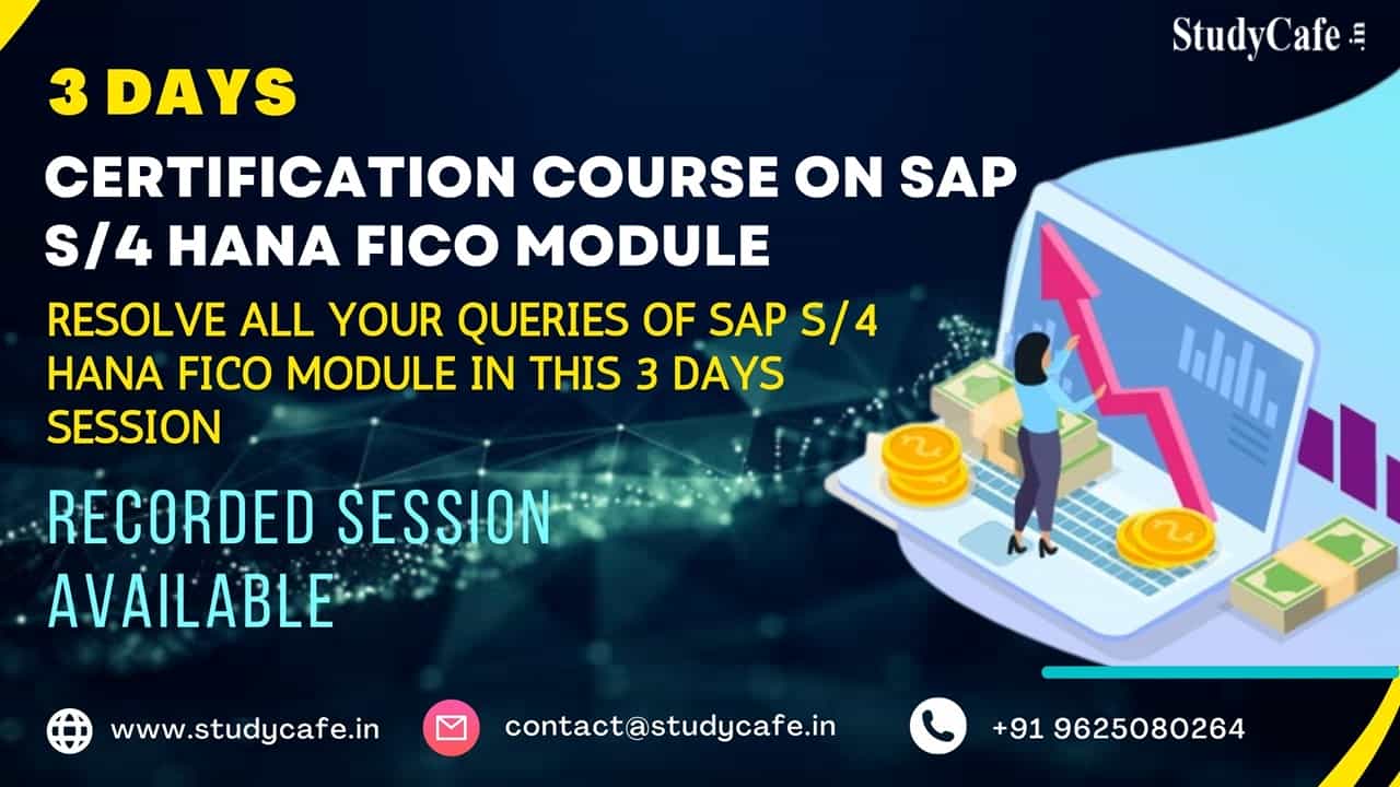 SAP HANA FICO Module 3 Days Certification Course