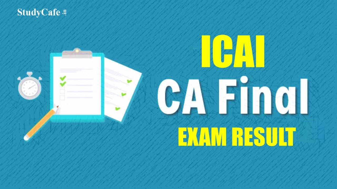 CA Final November 2022 Exam Results Date