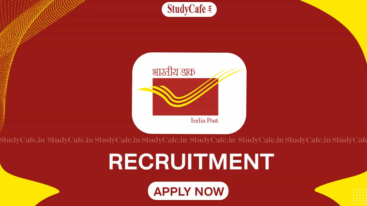 India Post Office Recruitment 2022 for 98083 Vacancies: Check Details Here