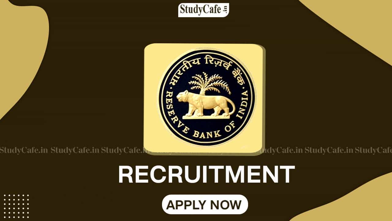 RBI Recruitment 2022: Last Date Nov 11, Check Post, Qualifications, How to Apply, and Other Information