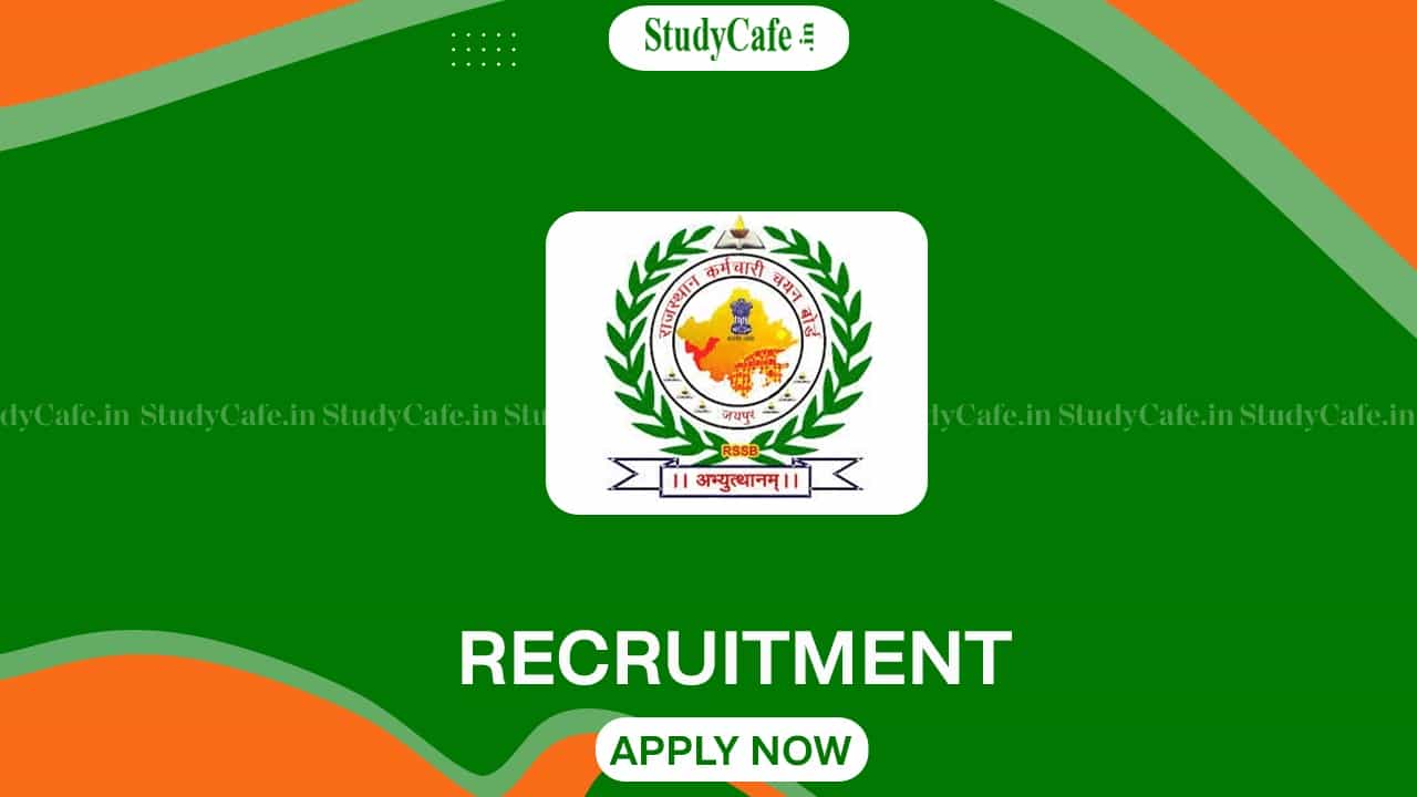 RSMSSB CHO Recruitment 2022 for Vacancies 3531: Check Post, Salary, How to Apply and Other Details