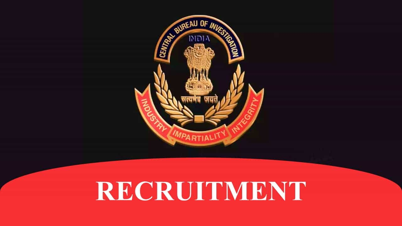 CBI Recruitment