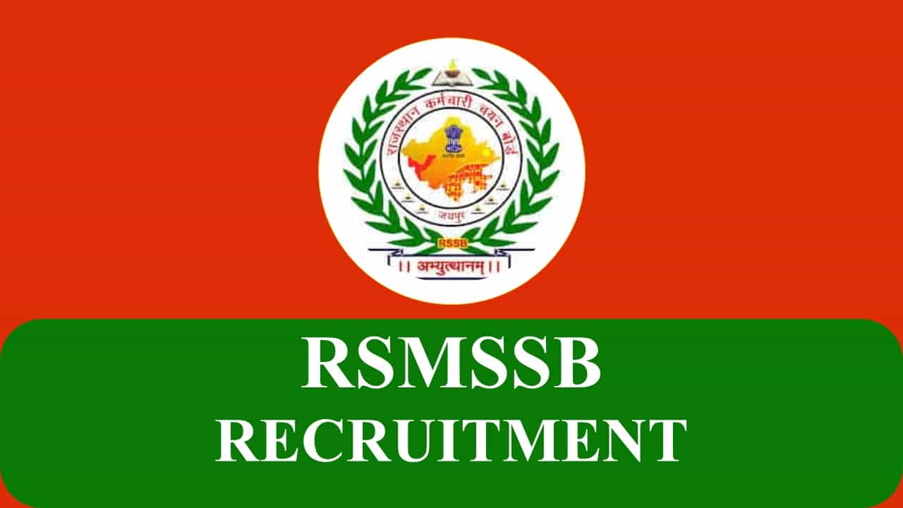 RSMSSB Recruitment 2022 for PST: 21000 Vacancies, Check Eligibility, Monthly Pay Scale and How to Apply