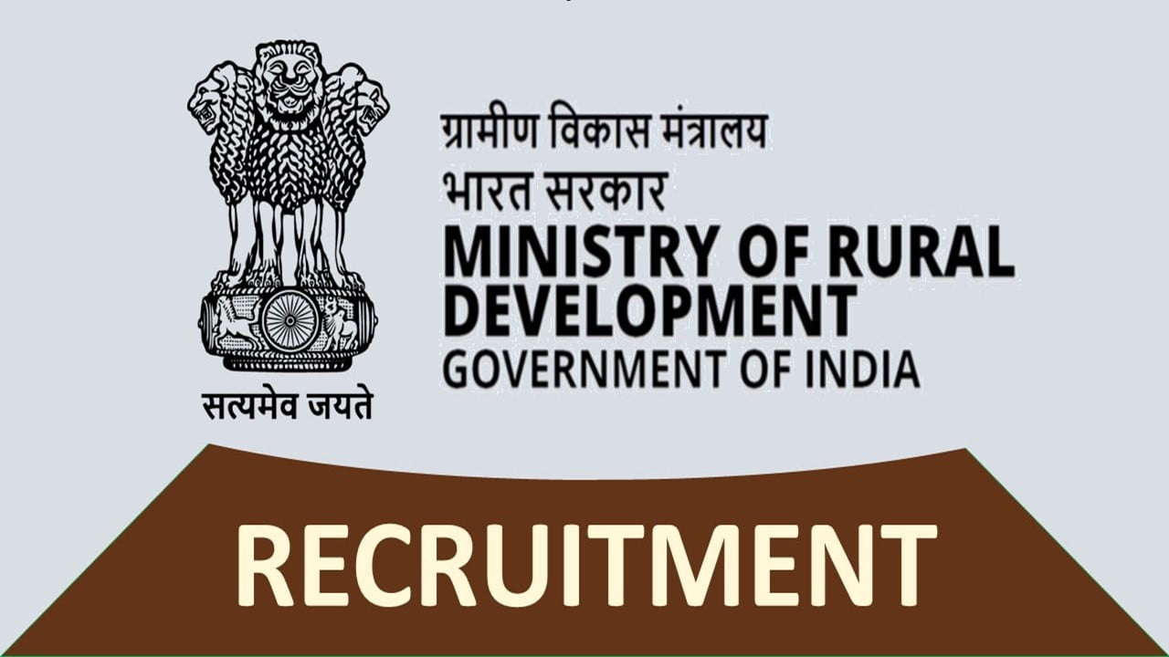 Ministry of Rural Development Recruitment 2023: Check Post, Eligibility, Qualification, Other Details