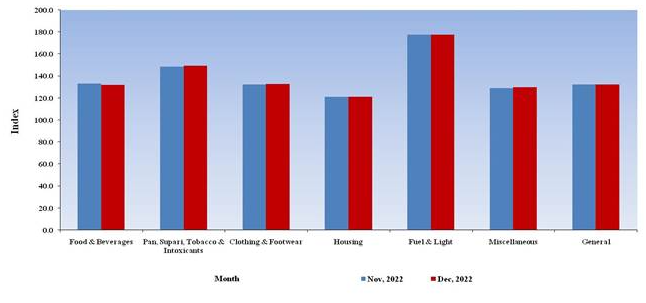 Consumer Price Index Dec 2022 Released For Industrial Workers