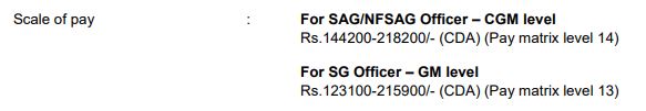 IRCON Recruitment Pay Matrix Level