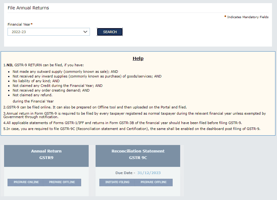 GSTN News: GST Annual Return for 2022-23 Enabled