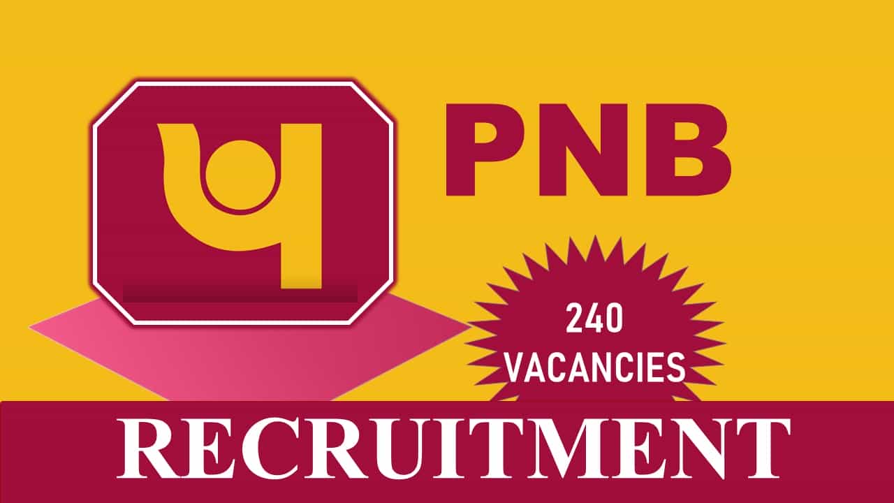 PNB Recruitment 2023 for 240 Vacancies: Check Posts, Age, Qualification, Salary and How to Apply