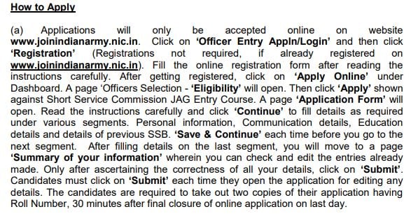 Indian Army Recruitment 2024 Check Post Monthly Pay Eligibility And   IA JAGES 32 Apr 2024 