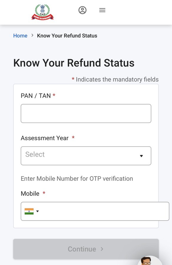 Income Tax Department notified new functionality ‘Know Your Refund Status’