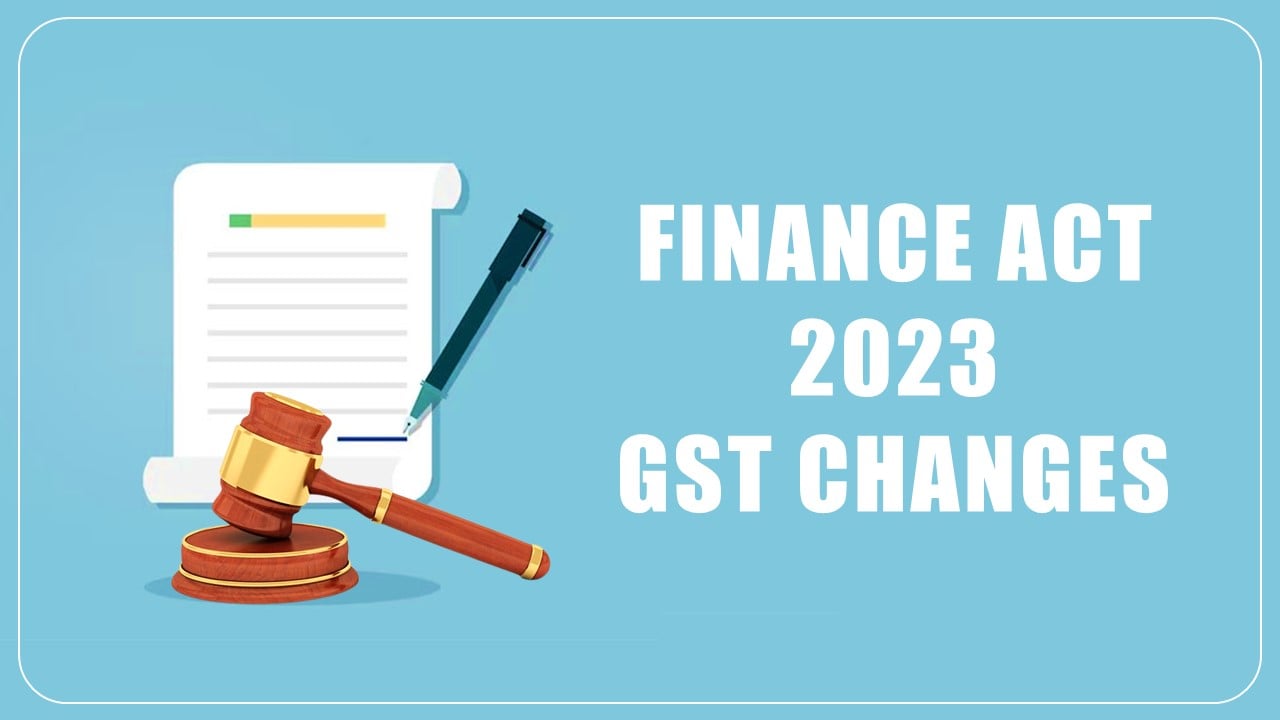 PPT on Finance Act 2023 GST Changes notified by CBIC