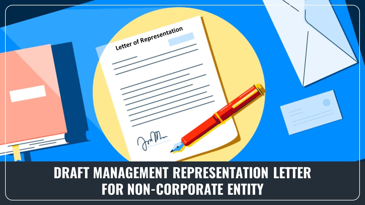 Draft Management Representation Letter for Tax Audit of Non-Corporate Entity